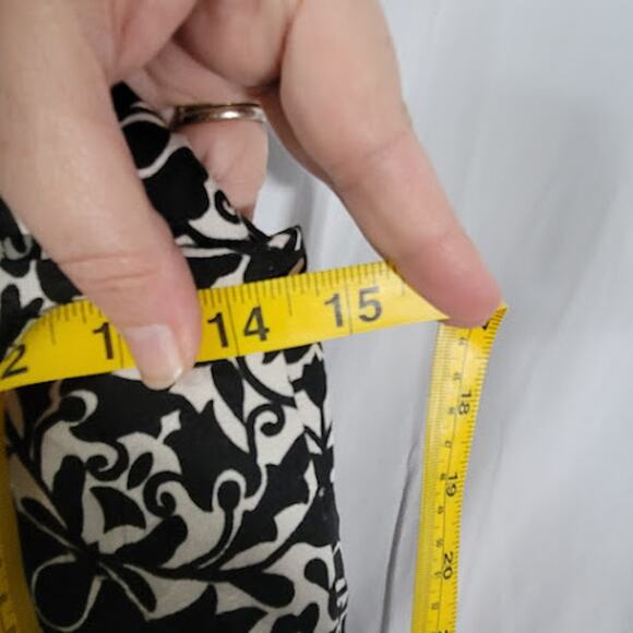 Tory Burch- Black and White- Silk Blend Sheath dress- size 4 - Picture 6 of 9